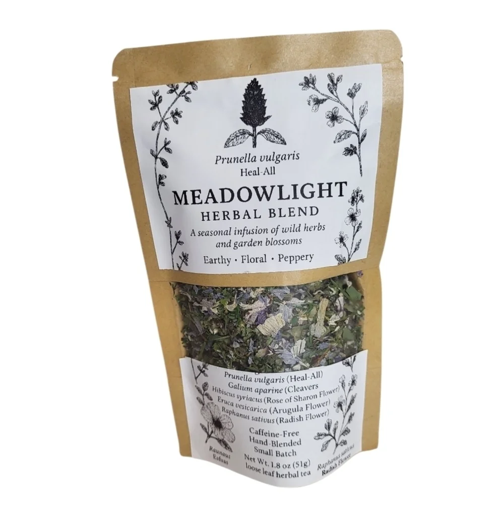 Meadowlight Herbal Blend Loose Leaf Tea | Caffeine-Free Wildflower Infusion